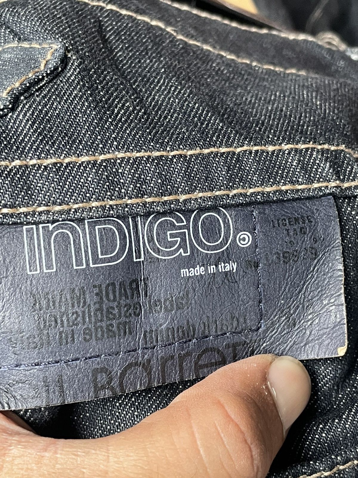 Indigo × Neil Barrett Neil Barrett Indigo Dark Denim Made In Italy Size US 31 - 16 Thumbnail