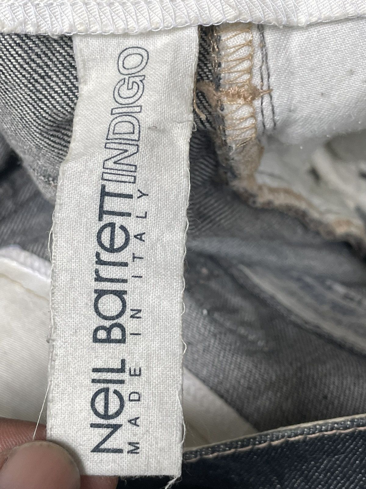 Indigo × Neil Barrett Neil Barrett Indigo Dark Denim Made In Italy Size US 31 - 18 Thumbnail