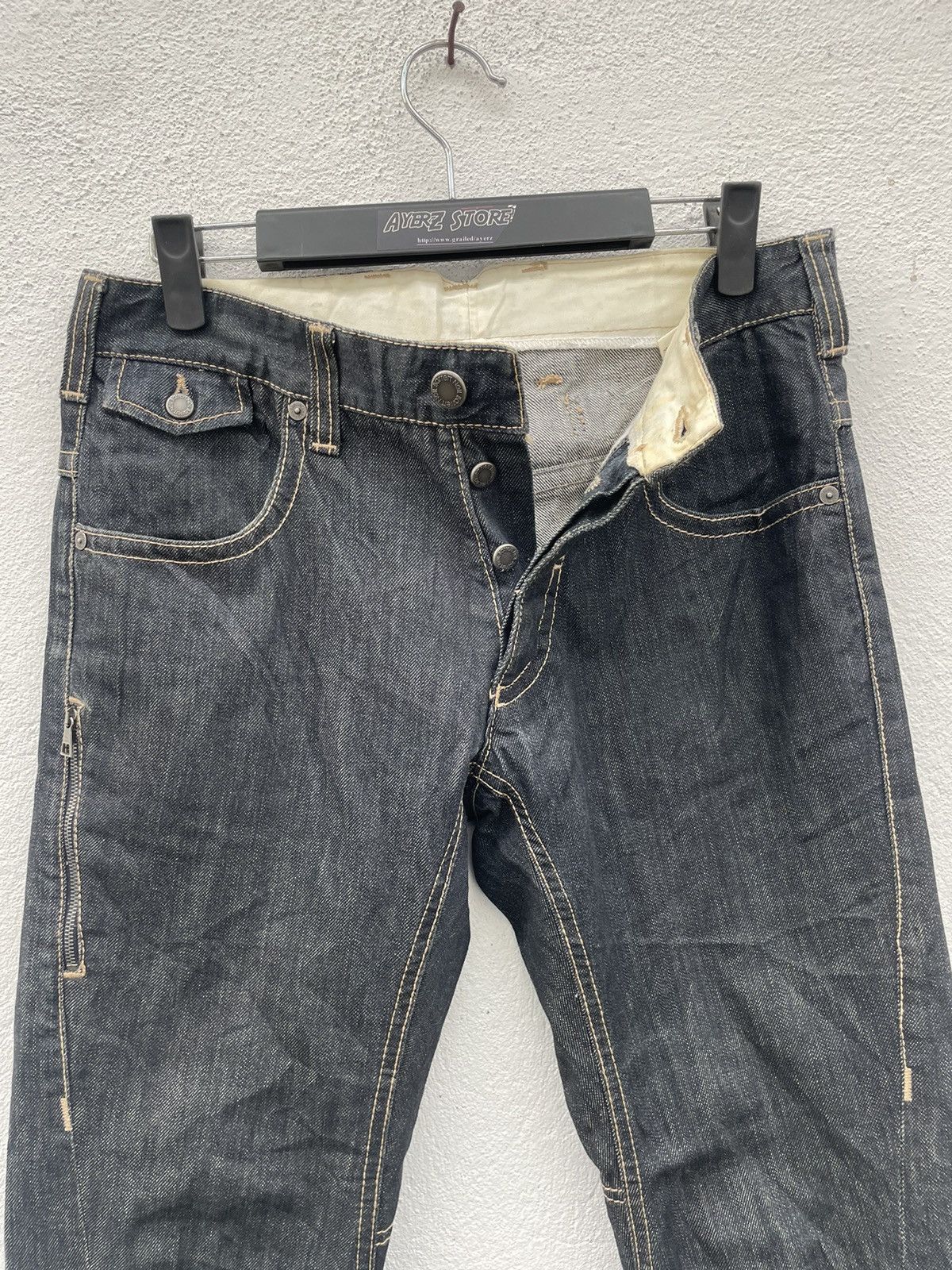 Indigo × Neil Barrett Neil Barrett Indigo Dark Denim Made In Italy Size US 31 - 10 Thumbnail