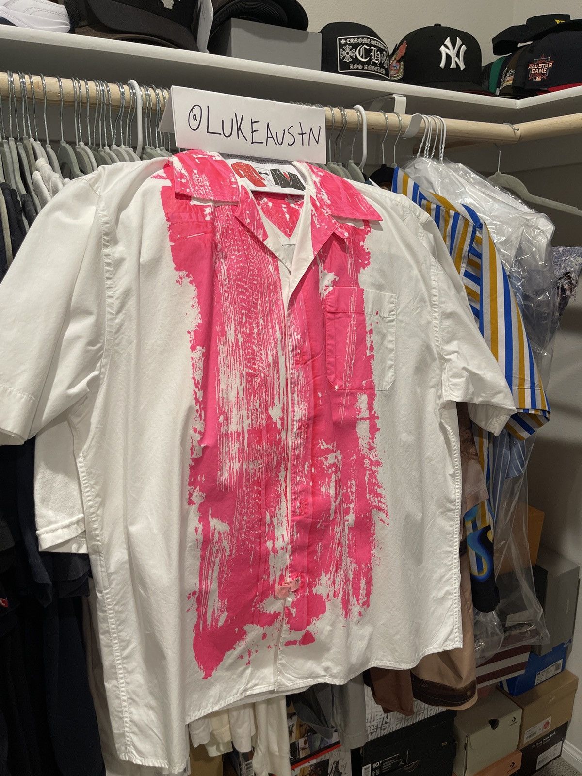 Marni Marni White&Pink Size US XL / EU 56 / 4 - 1 Thumbnail