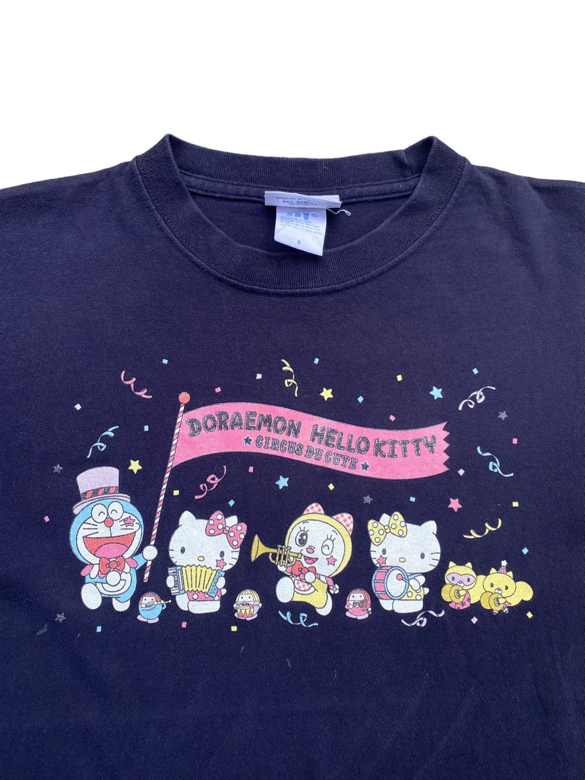 Anime Vintage Hello Kitty X Doraemon Shirt. #A8 Size US S / EU 44-46 / 1 - 2 Thumbnail
