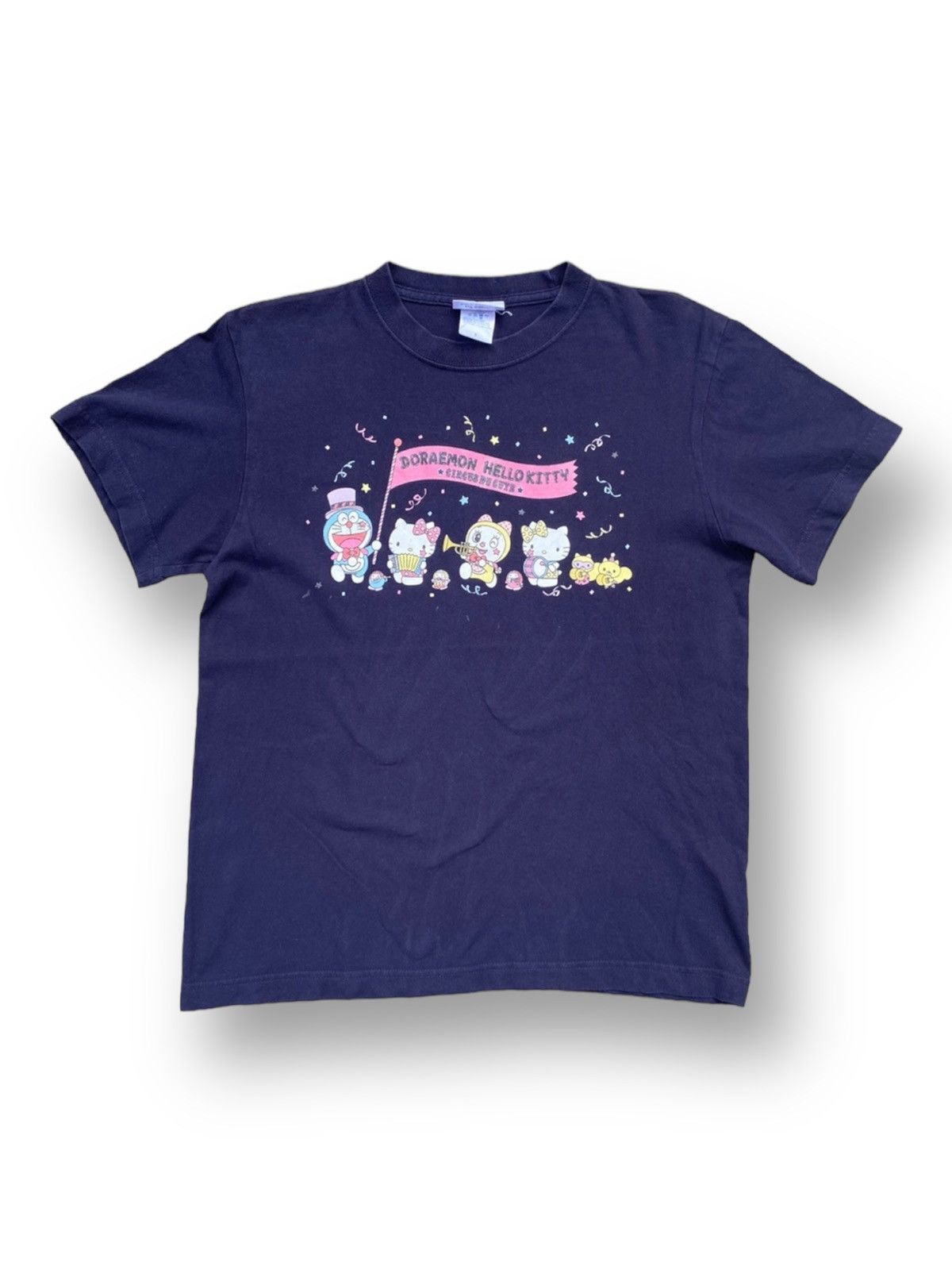 Anime Vintage Hello Kitty X Doraemon Shirt. #A8 Size US S / EU 44-46 / 1 - 1 Thumbnail