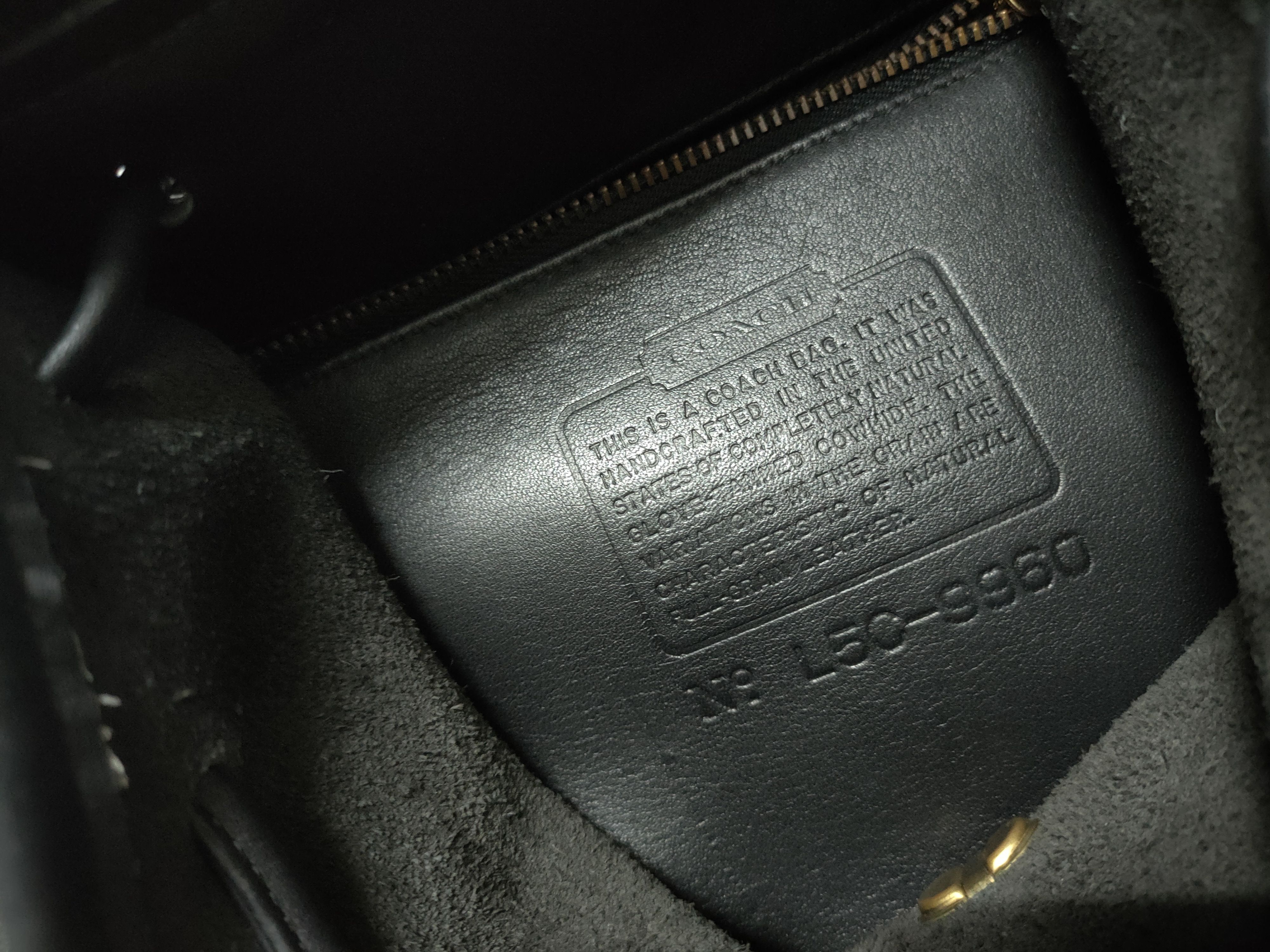 Coach Coach Backpack Leather All Black x Vintage Item Size ONE SIZE - 8 Thumbnail