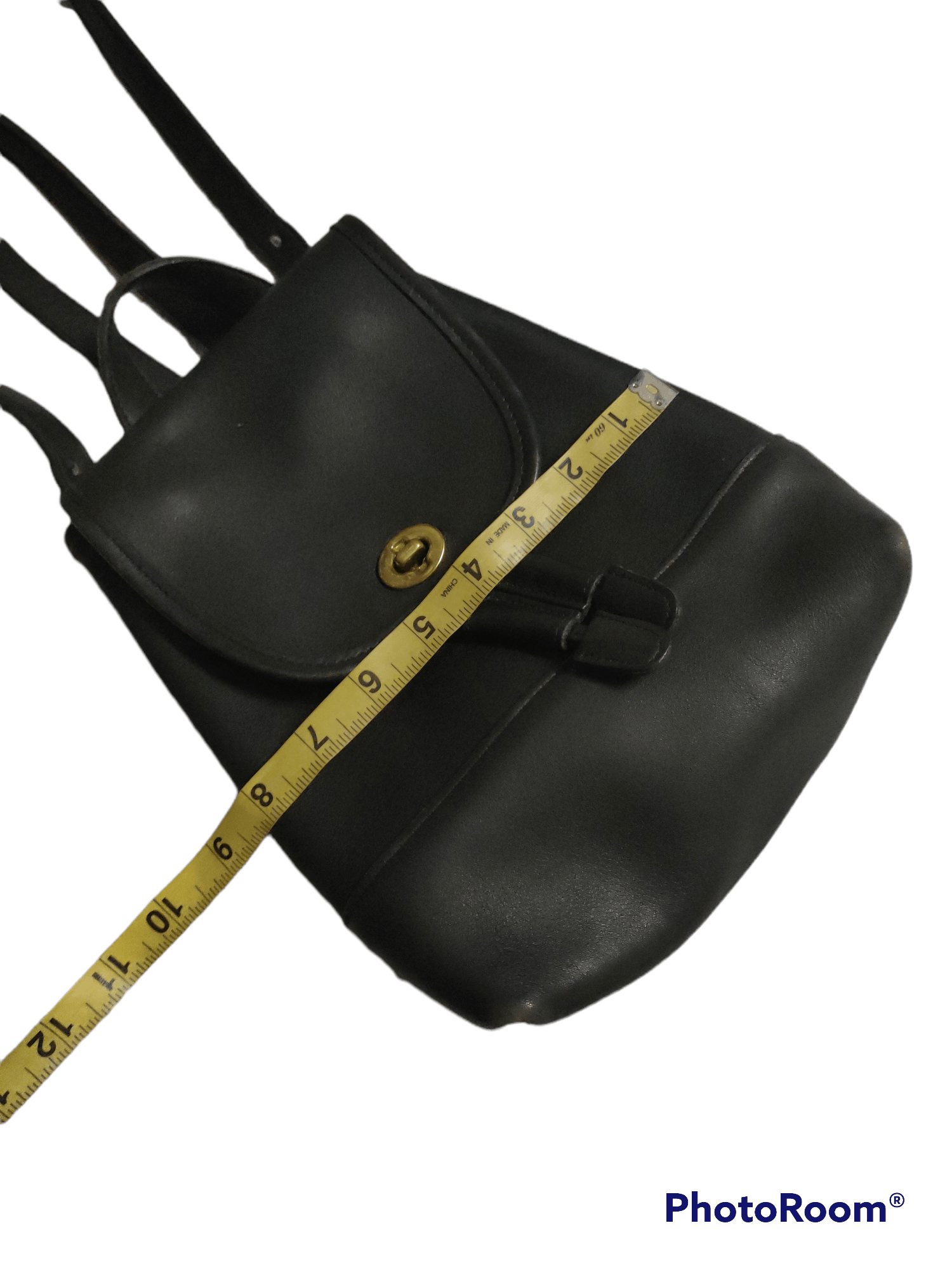 Coach Coach Backpack Leather All Black x Vintage Item Size ONE SIZE - 5 Thumbnail