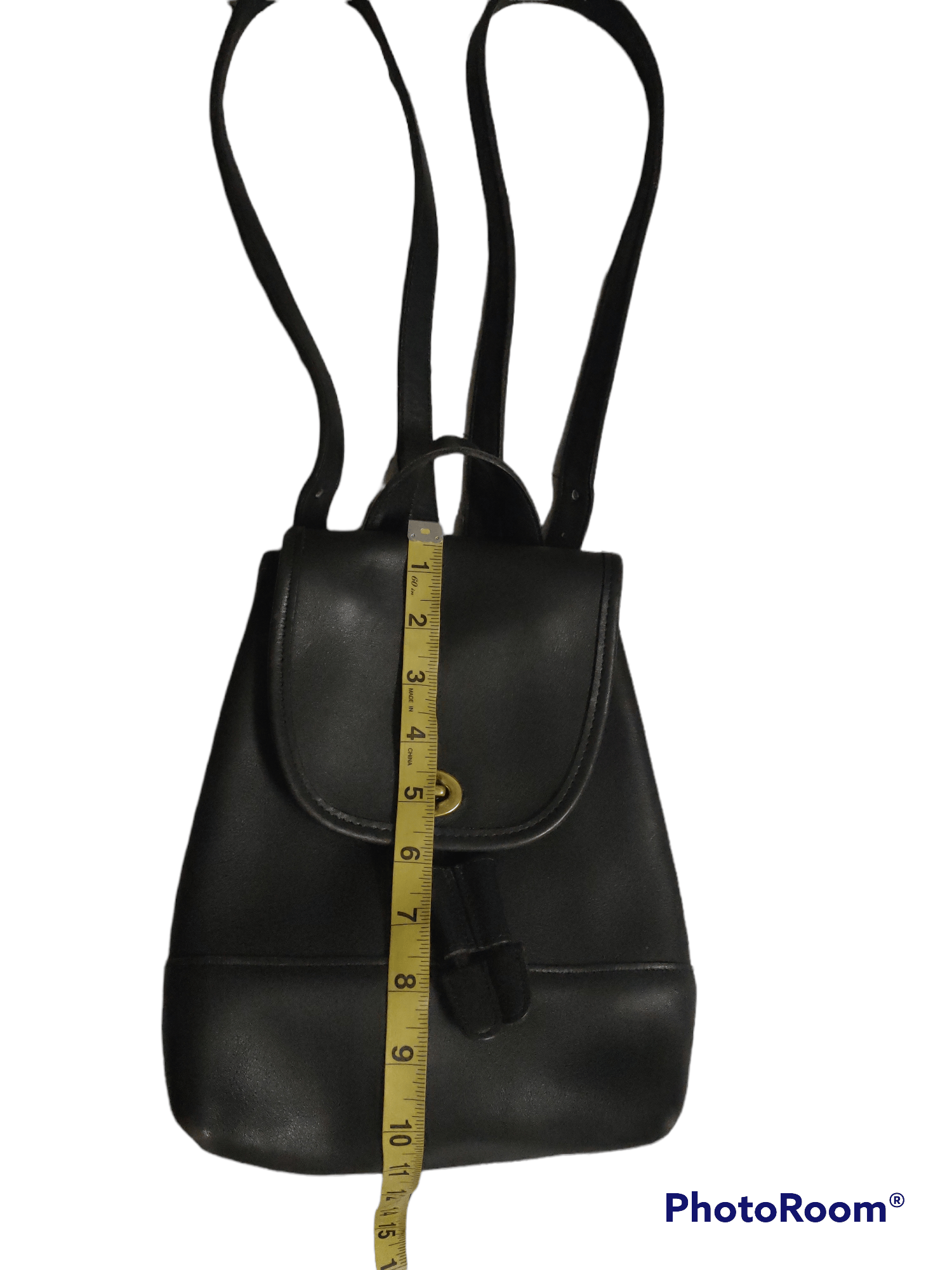 Coach Coach Backpack Leather All Black x Vintage Item Size ONE SIZE - 6 Thumbnail