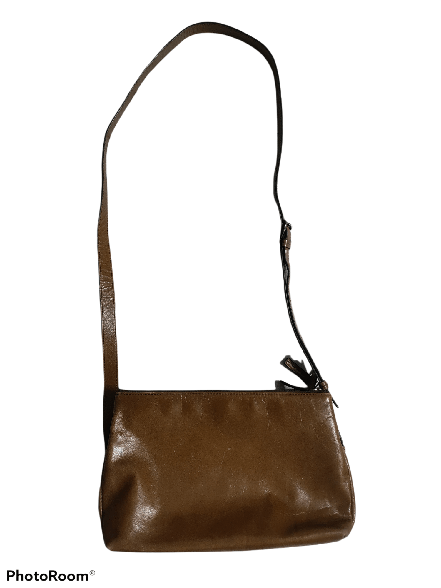 image of Hot Itemissey Miyake Sling Bag Leather in Brown, Men's