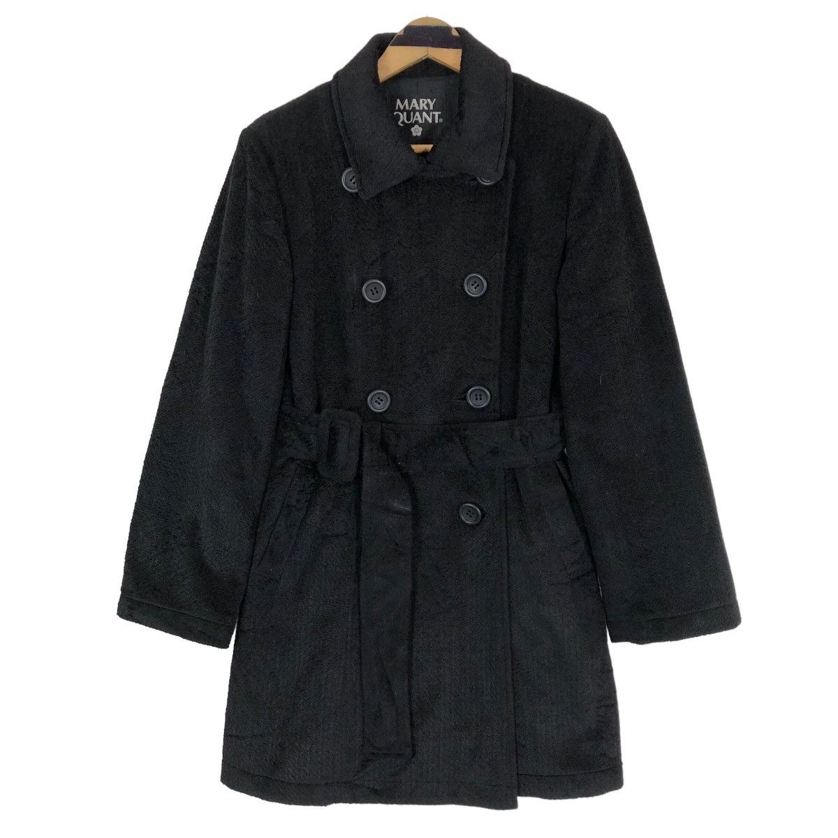 Vintage Vintage 90s Mary Quant Wool Trench Coat Size M / US 6-8 / IT 42-44 - 4 Thumbnail