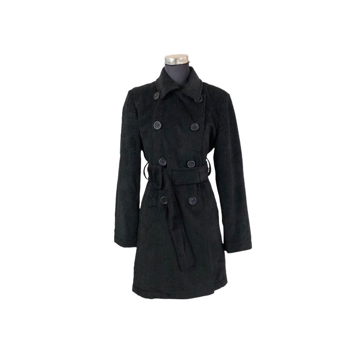 Vintage Vintage 90s Mary Quant Wool Trench Coat Size M / US 6-8 / IT 42-44 - 2 Thumbnail