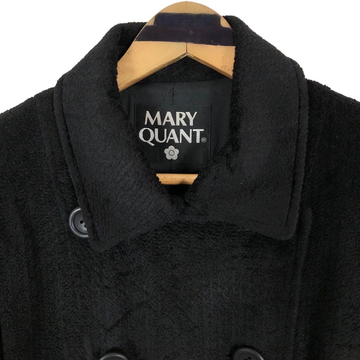 Vintage Vintage 90s Mary Quant Wool Trench Coat Size M / US 6-8 / IT 42-44 - 9 Thumbnail