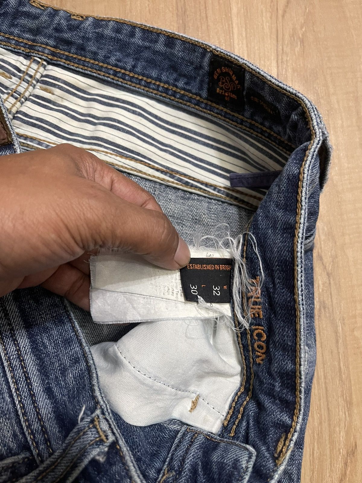 Ben Sherman Ben Sherman Distressed denim Size US 35 - 5 Thumbnail