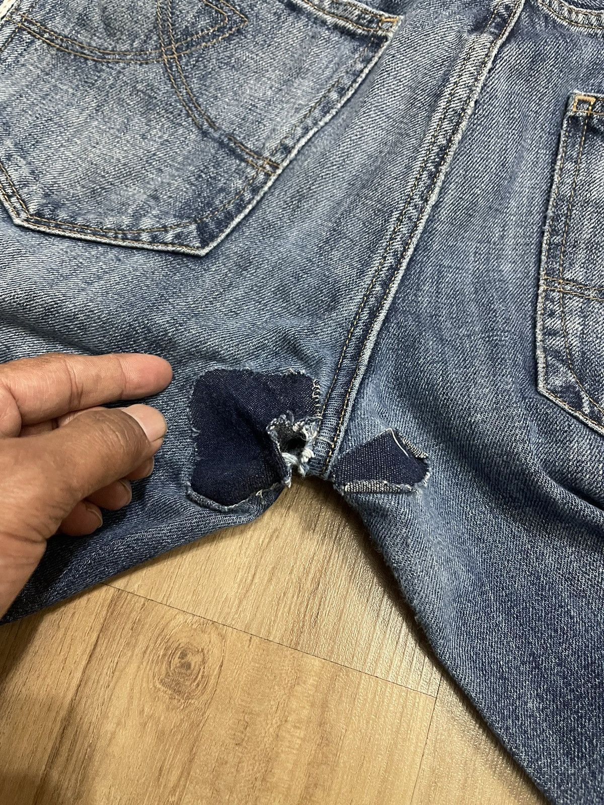 Ben Sherman Ben Sherman Distressed denim Size US 35 - 6 Thumbnail