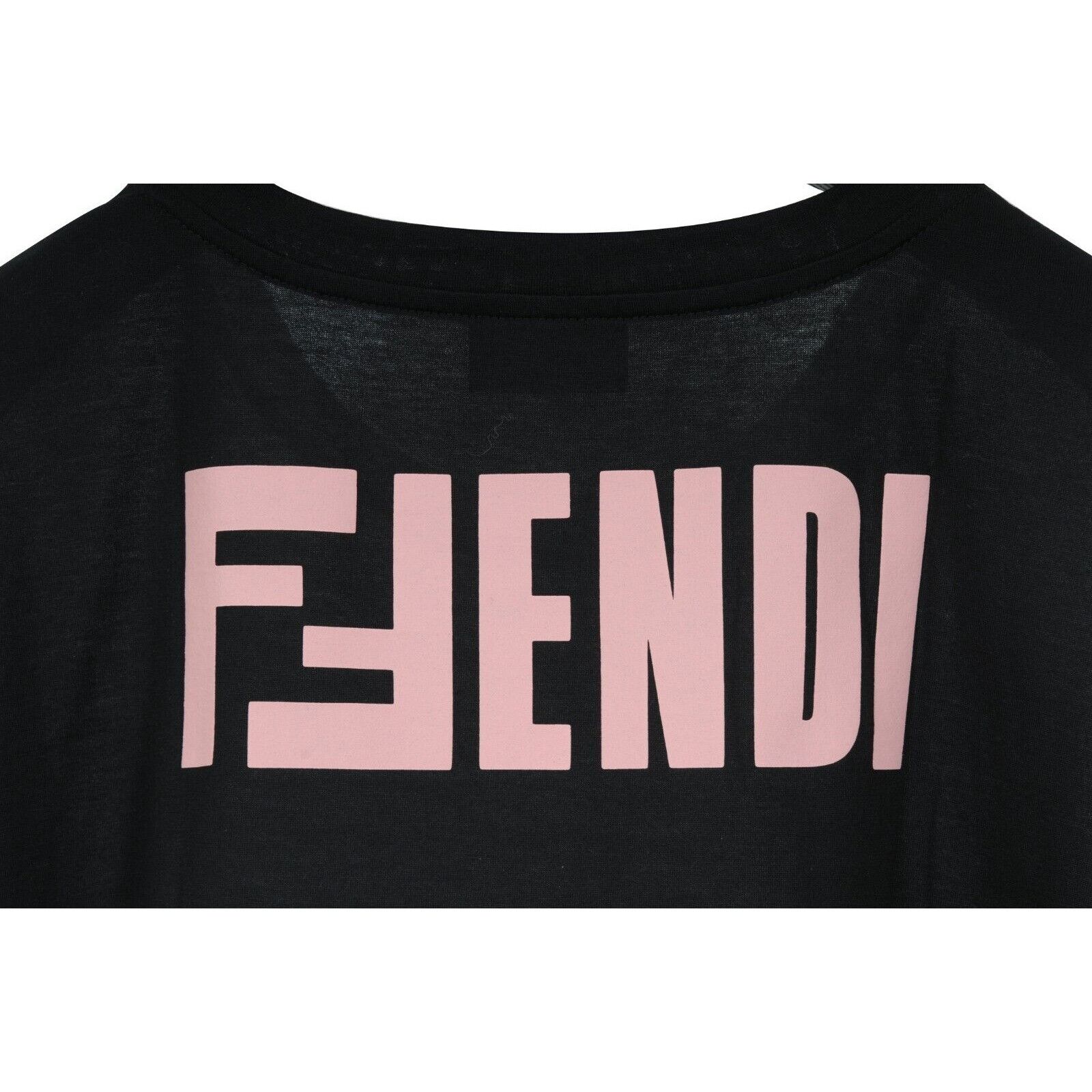 Fendi FFreedom Logo Split T Shirt Size US S / EU 44-46 / 1 - 7 Thumbnail