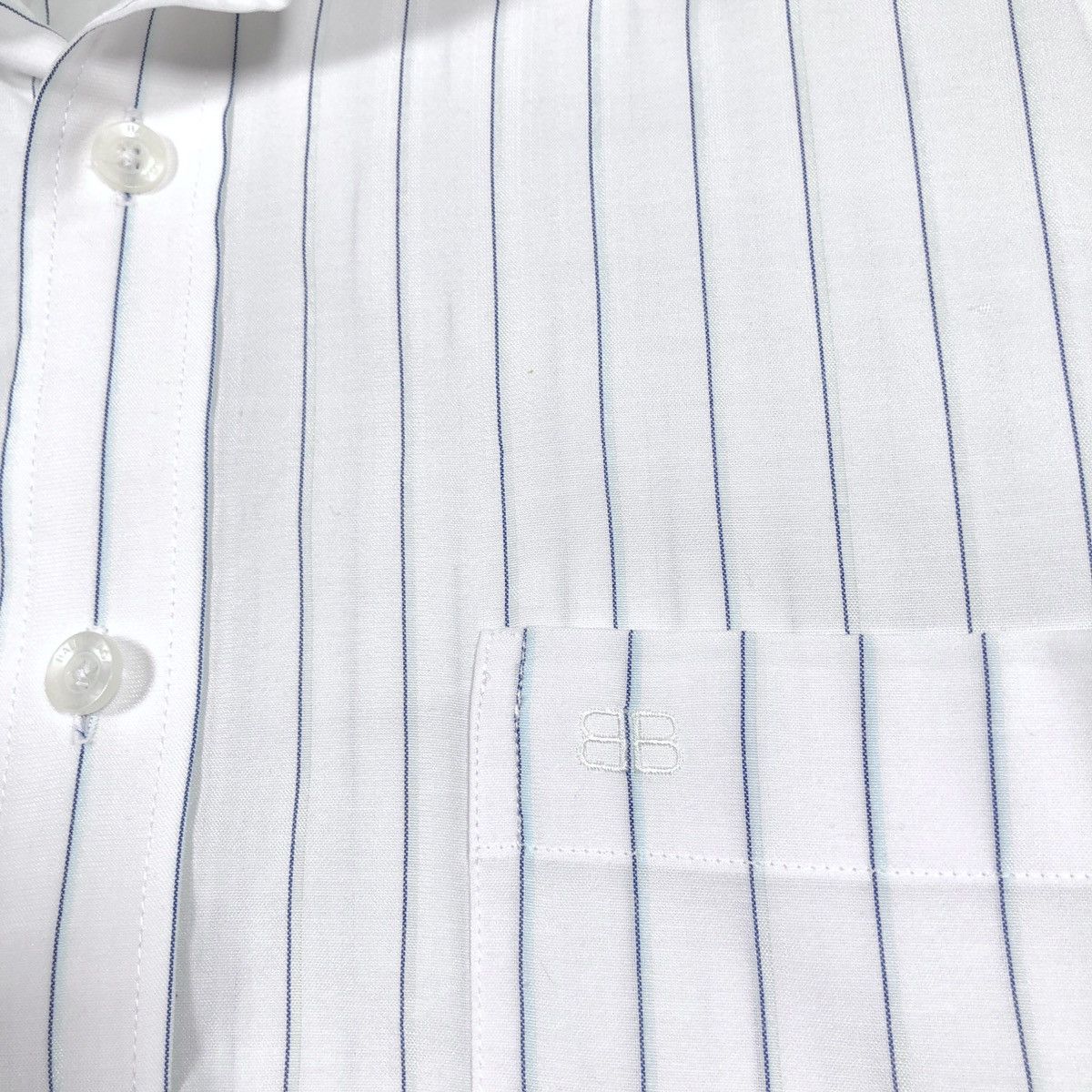Balenciaga Balenciaga Striped Shirt Size US M / EU 48-50 / 2 - 3 Thumbnail