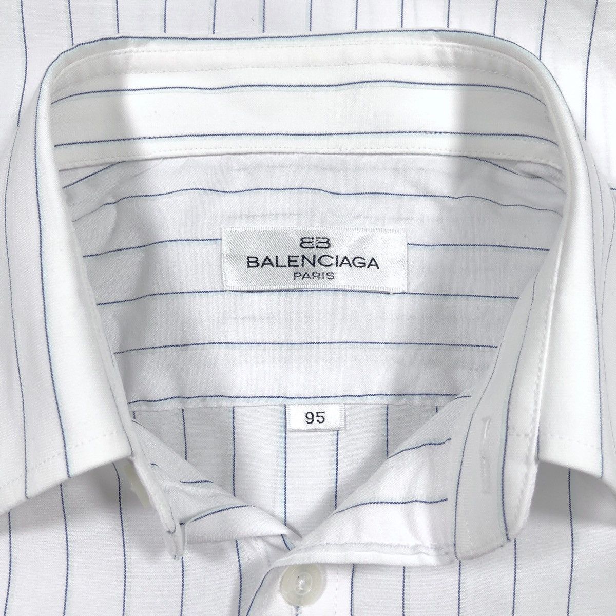 Balenciaga Balenciaga Striped Shirt Size US M / EU 48-50 / 2 - 7 Thumbnail