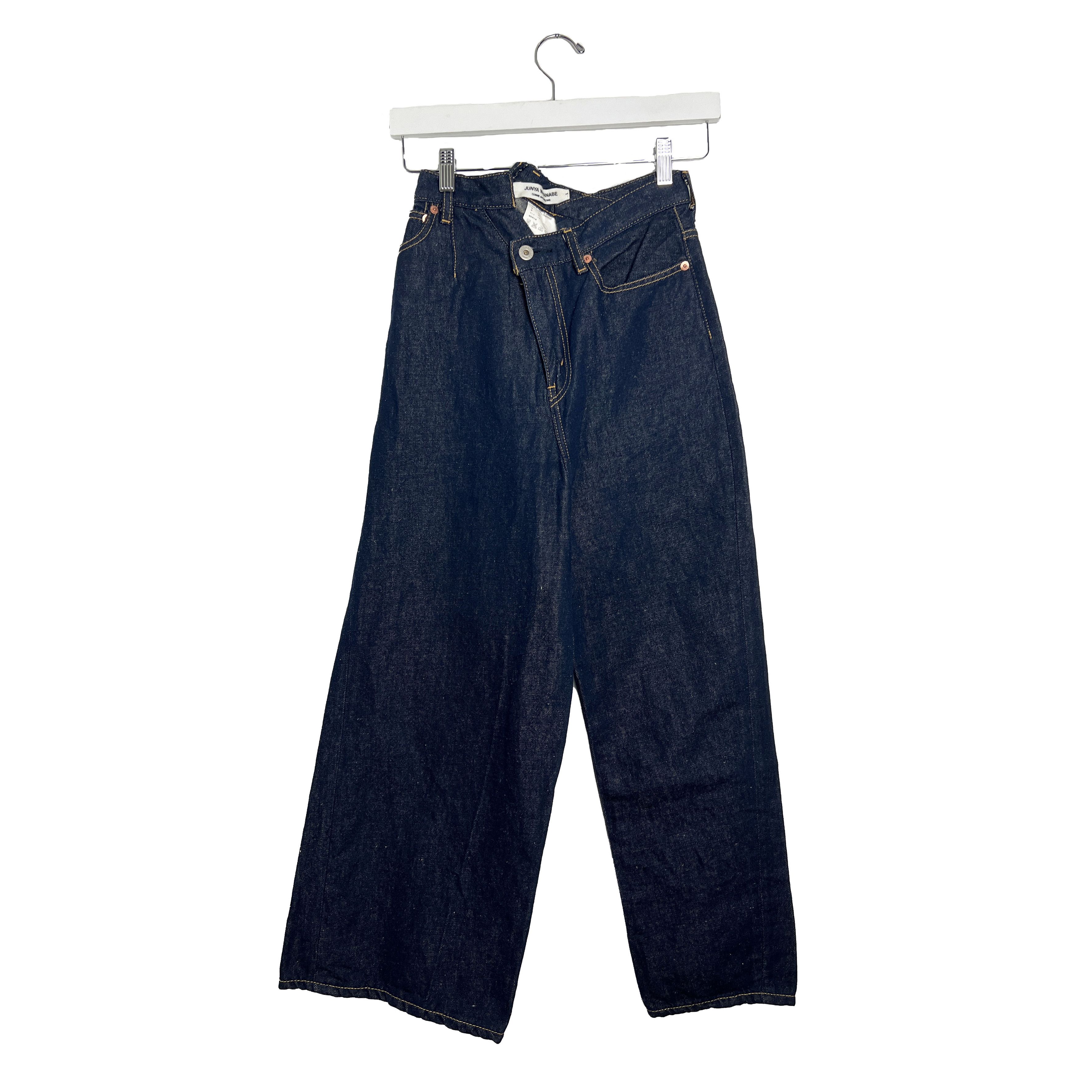 Junya Watanabe Comme Des Garçons Reconstruction Asymmetric Crossover Jeans Size 24" / US 00 / IT 34 - 1 Thumbnail