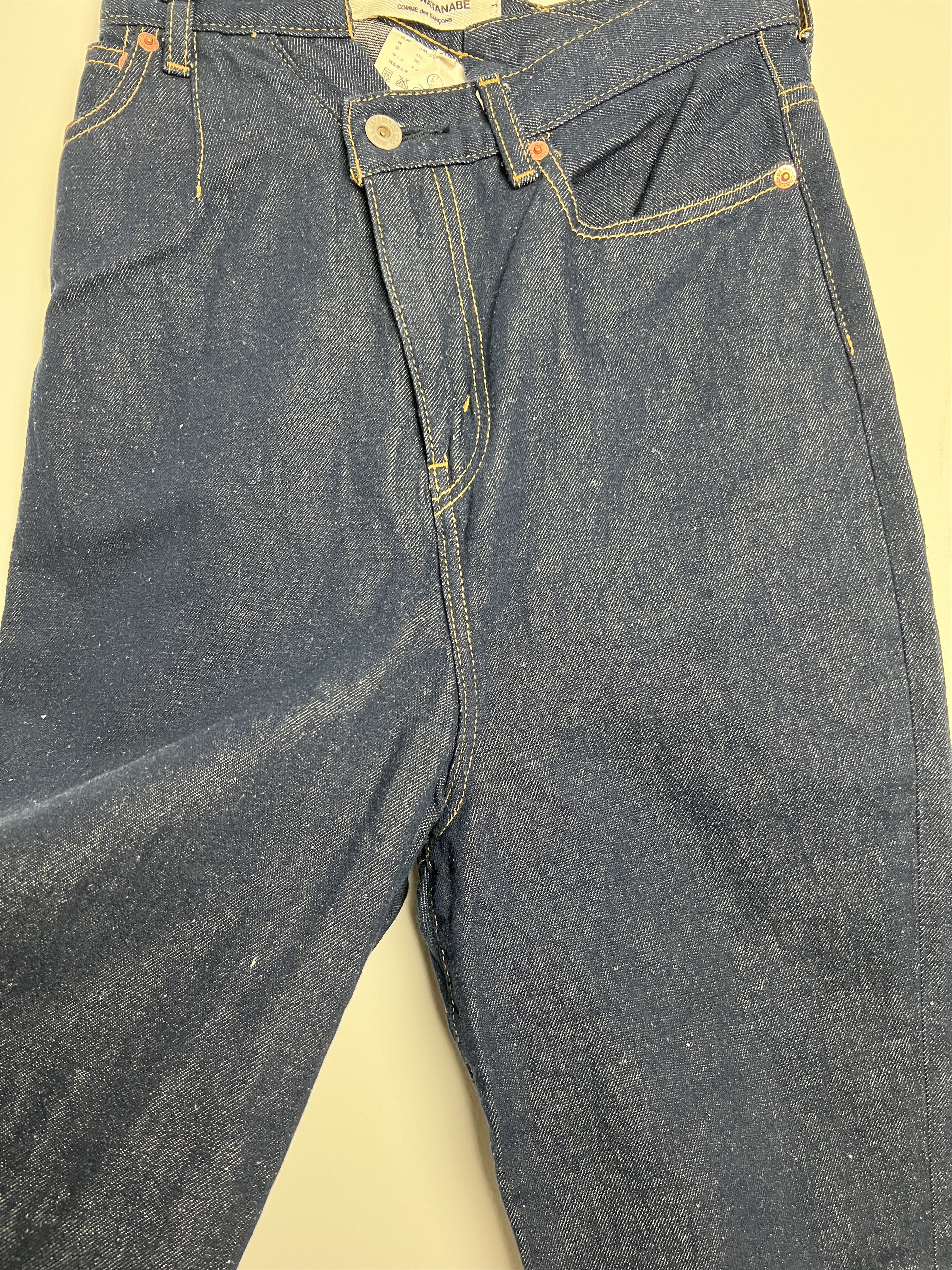 Junya Watanabe Comme Des Garçons Reconstruction Asymmetric Crossover Jeans Size 24" / US 00 / IT 34 - 9 Thumbnail