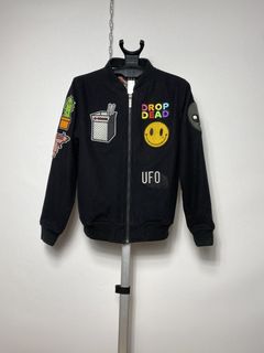 Drop dead varsity top jacket