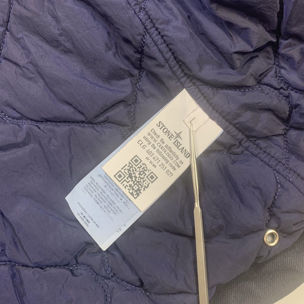 Stone Island Stone island saia doppia facia indigo AW jacket Size US L / EU 52-54 / 3 - 4 Thumbnail