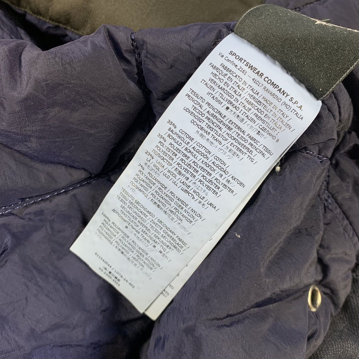 Stone Island Stone island saia doppia facia indigo AW jacket Size US L / EU 52-54 / 3 - 5 Thumbnail