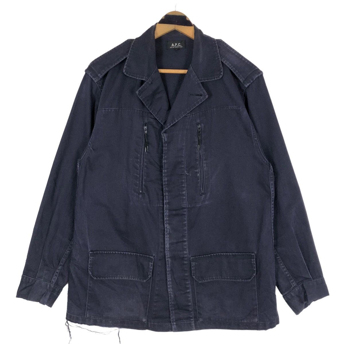 A.P.C. Vintage A.P.C. Rue De Fleurus Paris Parka Light Jacket Size US M / EU 48-50 / 2 - 1 Thumbnail