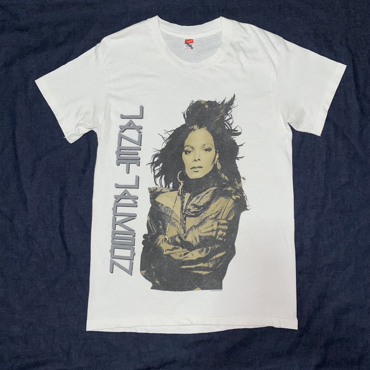 Rap Tees VINTAGE 90S JANET JACKSON RAP TEE Size US M / EU 48-50 / 2 - 1 Thumbnail