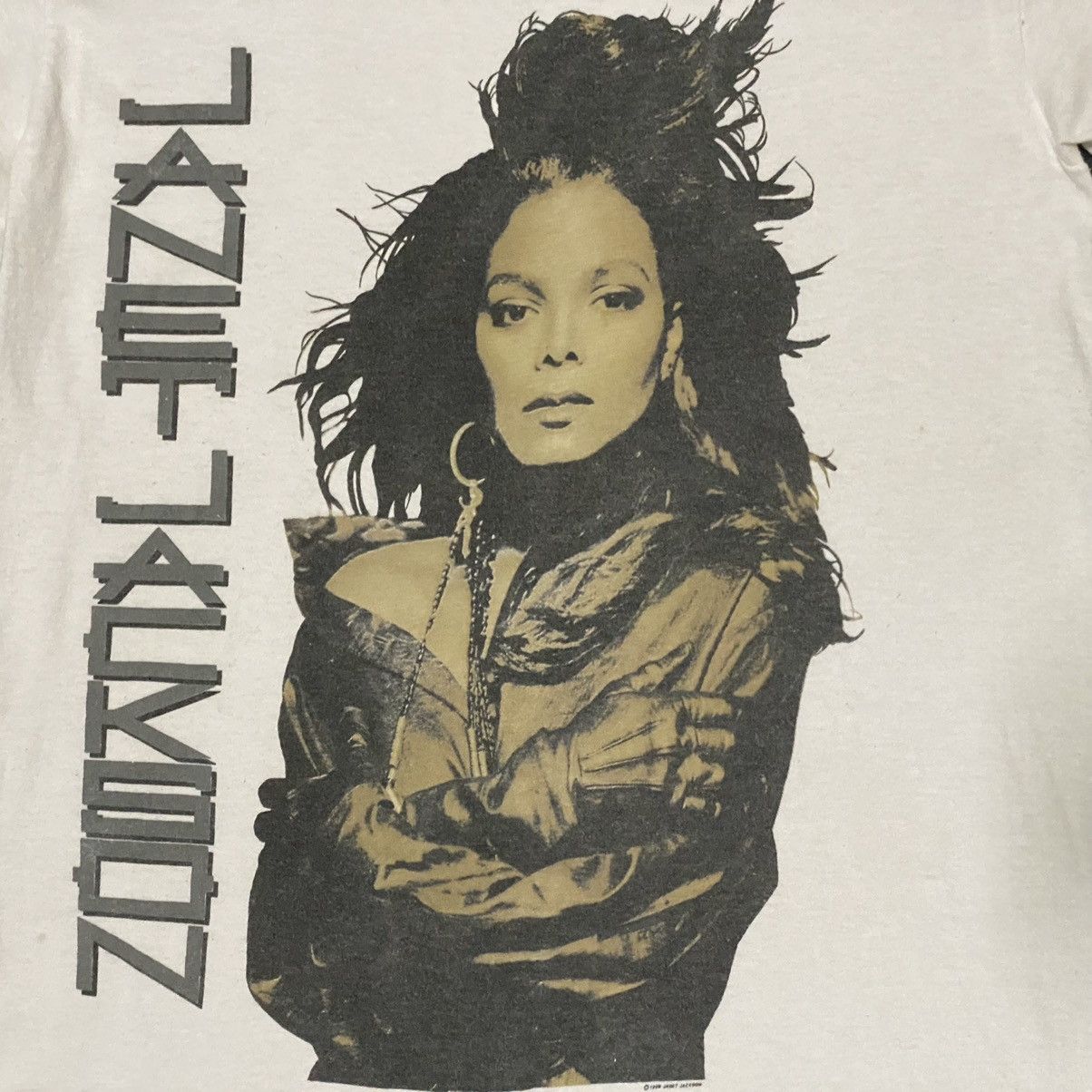 Rap Tees VINTAGE 90S JANET JACKSON RAP TEE Size US M / EU 48-50 / 2 - 4 Thumbnail