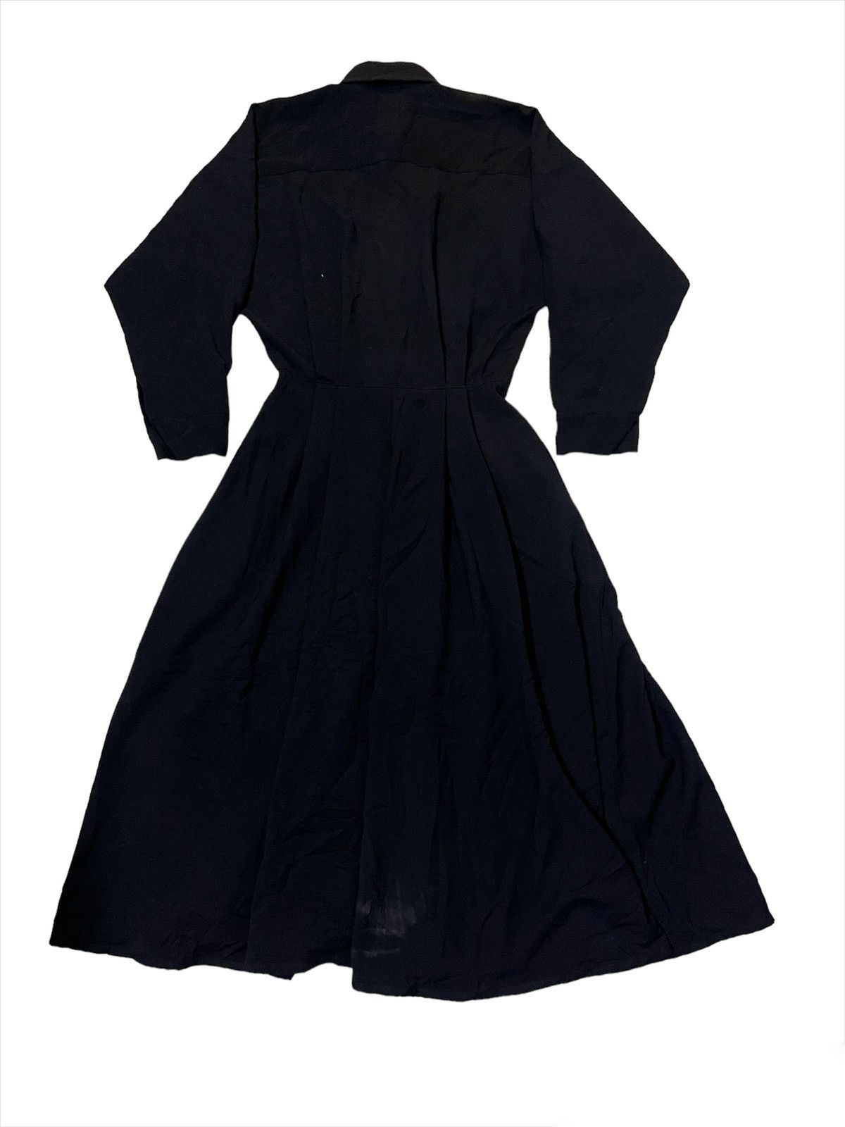 Designer × Norma Kamali × Vintage Vintage Norma Kamali Victorian Style Black Dress Size M / US 6-8 / IT 42-44 - 6 Thumbnail