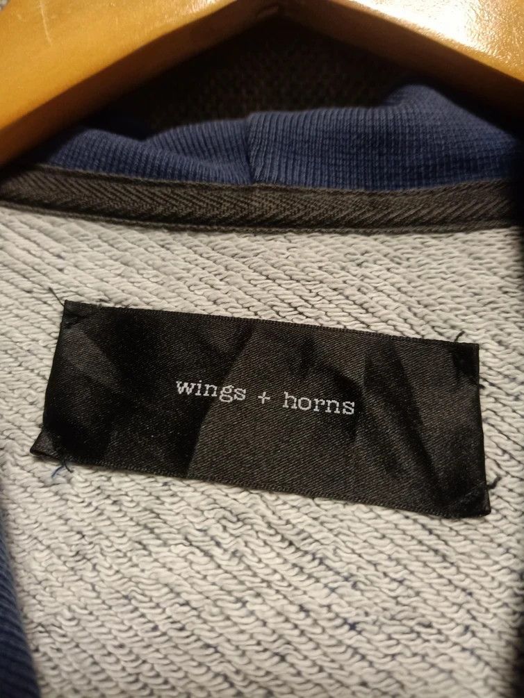 sweatshirt hoodie wing+horns made in canada