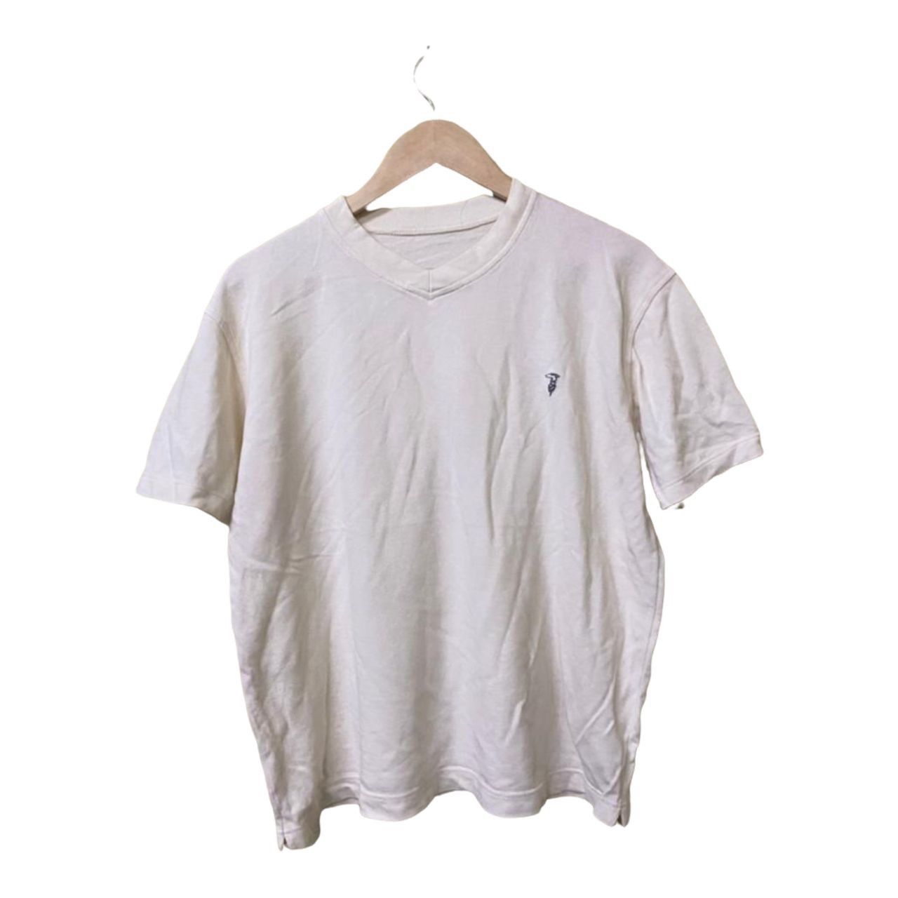 Trussardi Trussardi v neck t-shirt small logo embroidery Size US L / EU 52-54 / 3 - 1 Thumbnail