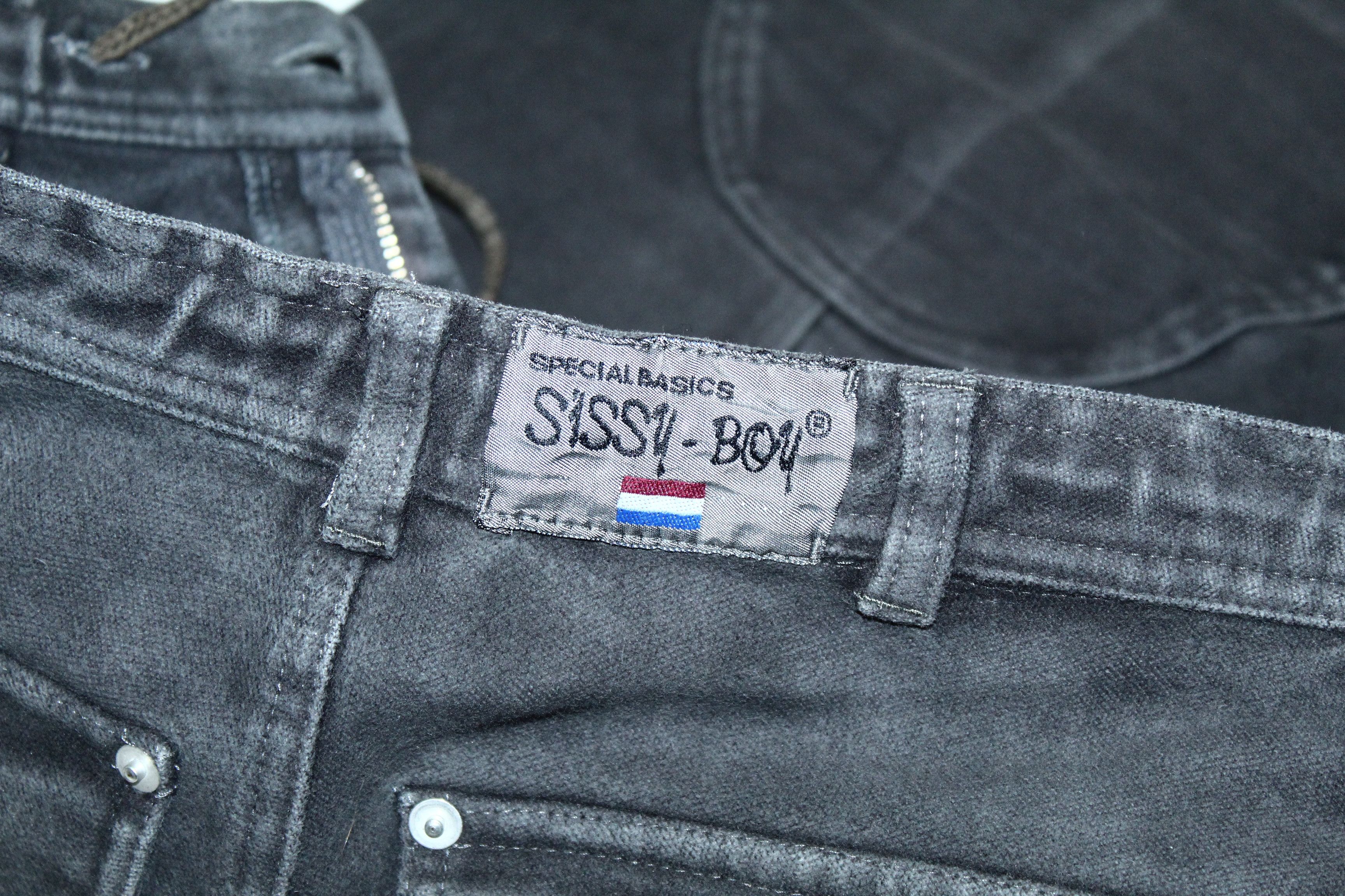 Beauty Beast 🔥VTG🔥 80s Sissy Boy Paris Double Knee Moleskin Baggy Pant Size 29" - 4 Thumbnail
