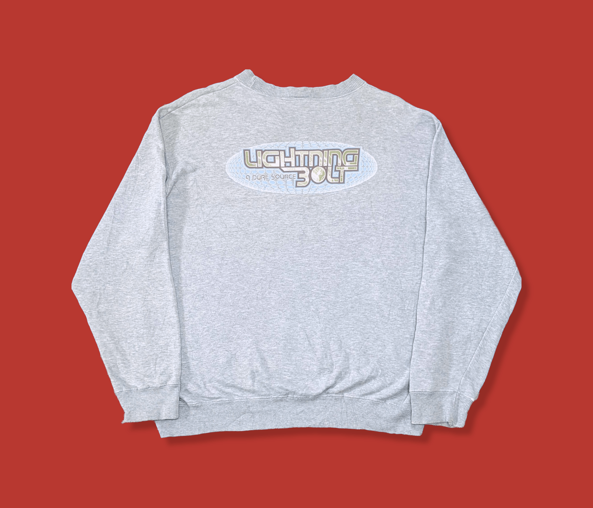 Billabong × Vintage Vintage 90s Lightning Bolt Surfboards Sweatshirt Size US L / EU 52-54 / 3 - 1 Thumbnail