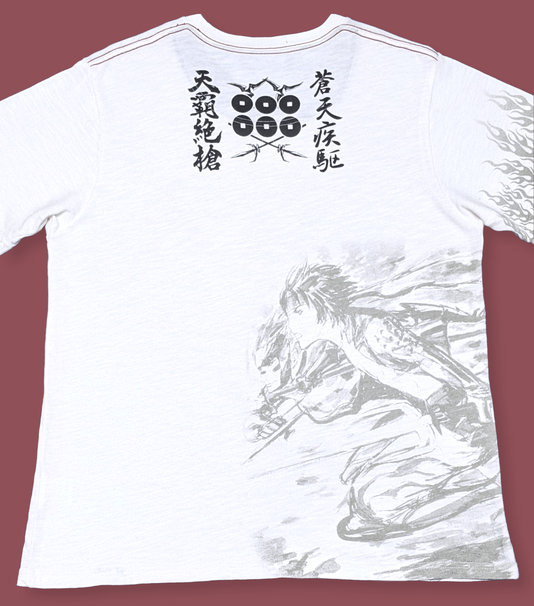 Japanese Brand × Playstation × Vintage Vtg Capcom Sengoku Basara Samurai Anime Game Sukajan T shirt Size US L / EU 52-54 / 3 - 3 Thumbnail
