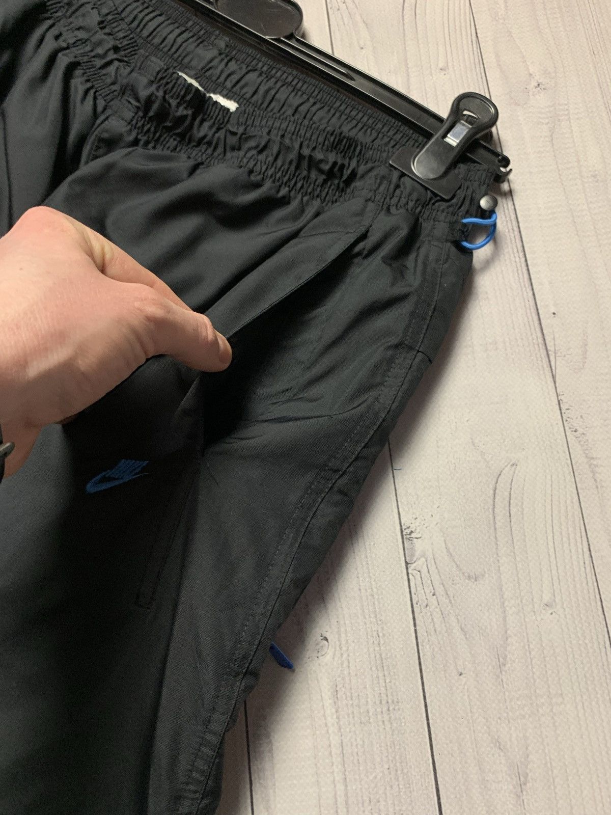 Nike × Vintage Vintage Nike drill pants joggers Y2K pocket size L Size US 34 / EU 50 - 6 Thumbnail