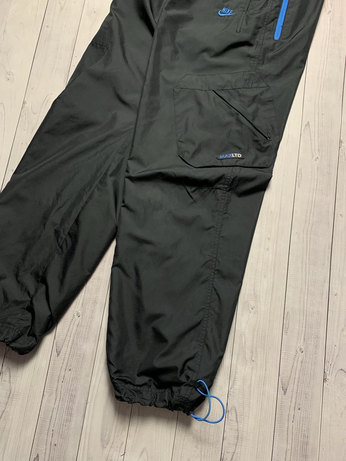 Nike × Vintage Vintage Nike drill pants joggers Y2K pocket size L Size US 34 / EU 50 - 2 Thumbnail