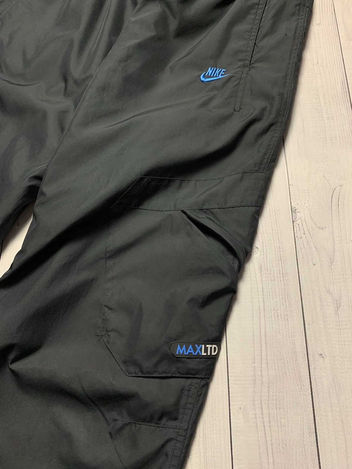 Nike × Vintage Vintage Nike drill pants joggers Y2K pocket size L Size US 34 / EU 50 - 4 Thumbnail