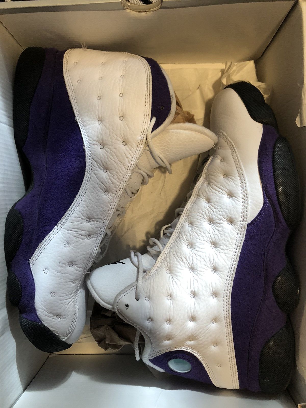 Jordan Brand Air Jordan 13 retro lakers Size US 11.5 / EU 44-45 - 2 Thumbnail