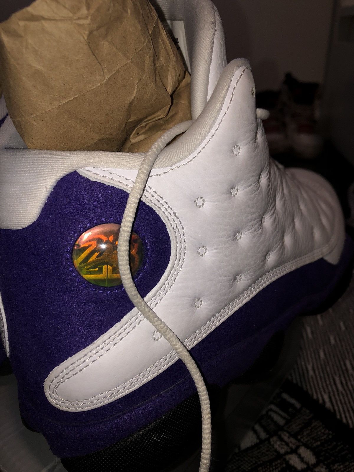 Jordan Brand Air Jordan 13 retro lakers Size US 11.5 / EU 44-45 - 6 Thumbnail