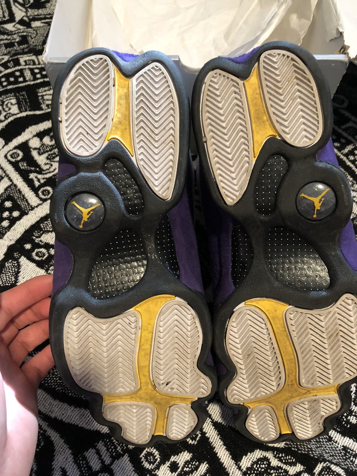 Jordan Brand Air Jordan 13 retro lakers Size US 11.5 / EU 44-45 - 3 Thumbnail