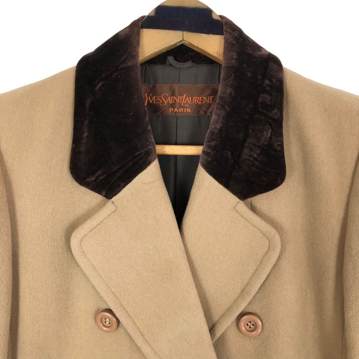 Yves Saint Laurent Vintage 90s Yves Saint Laurent Paris Trench Coat Size S / US 4 / IT 40 - 7 Thumbnail