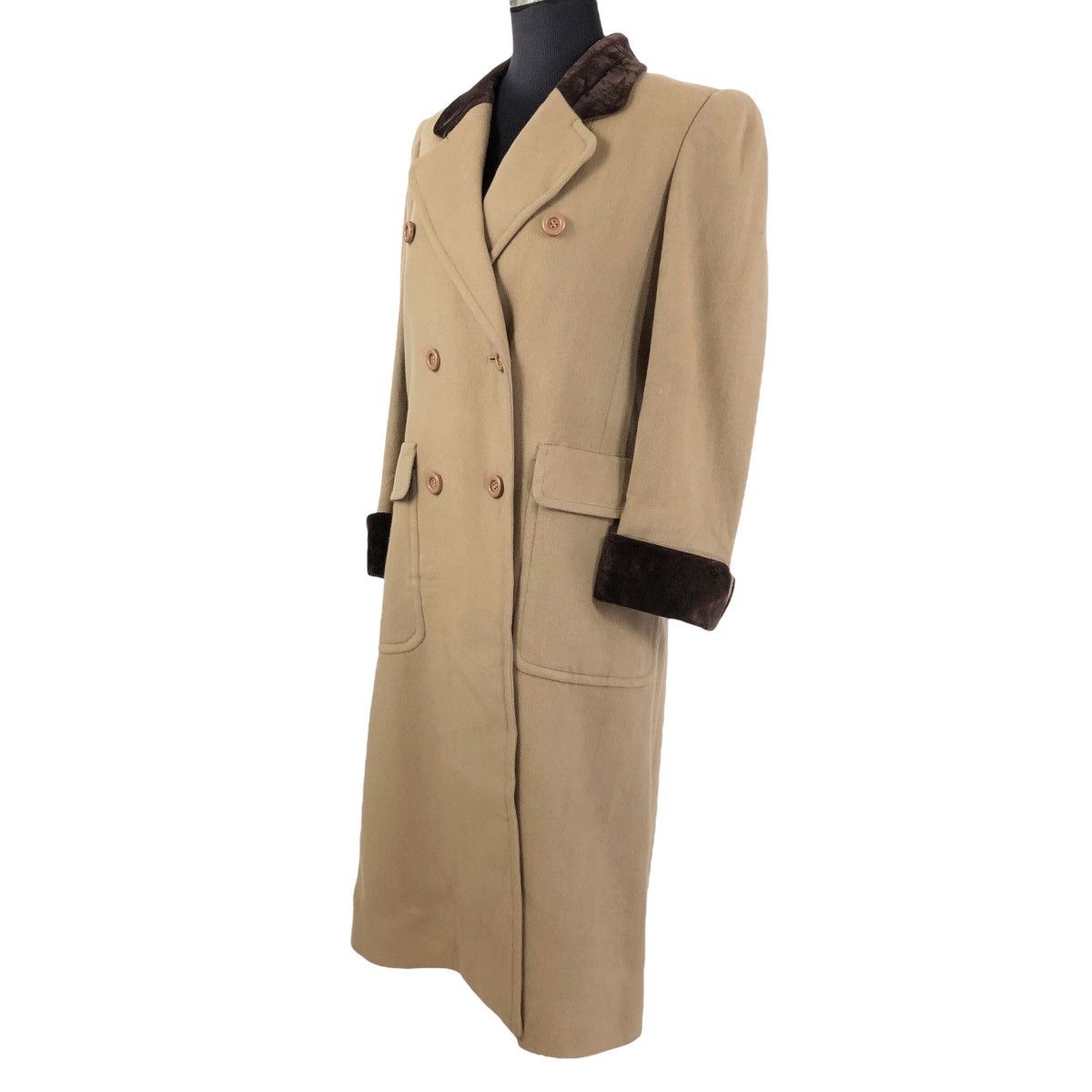 Yves Saint Laurent Vintage 90s Yves Saint Laurent Paris Trench Coat Size S / US 4 / IT 40 - 2 Thumbnail