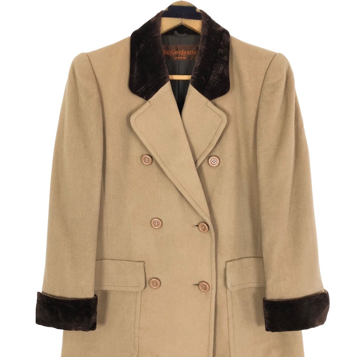 Yves Saint Laurent Vintage 90s Yves Saint Laurent Paris Trench Coat Size S / US 4 / IT 40 - 9 Thumbnail