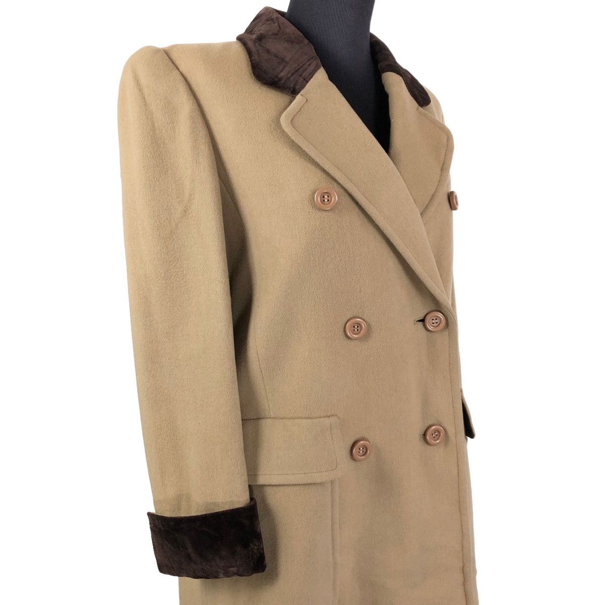 Yves Saint Laurent Vintage 90s Yves Saint Laurent Paris Trench Coat Size S / US 4 / IT 40 - 4 Thumbnail