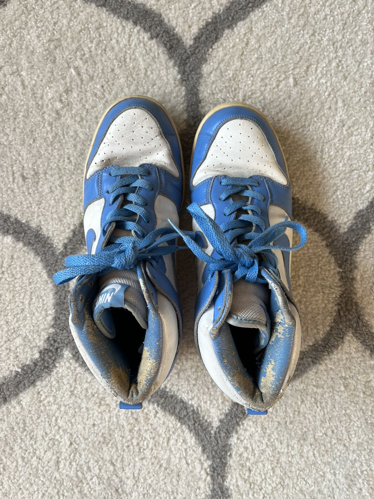 Nike Dunk High Le White | Carolina Blue Size US 8.5 / EU 41-42 - 3 Thumbnail
