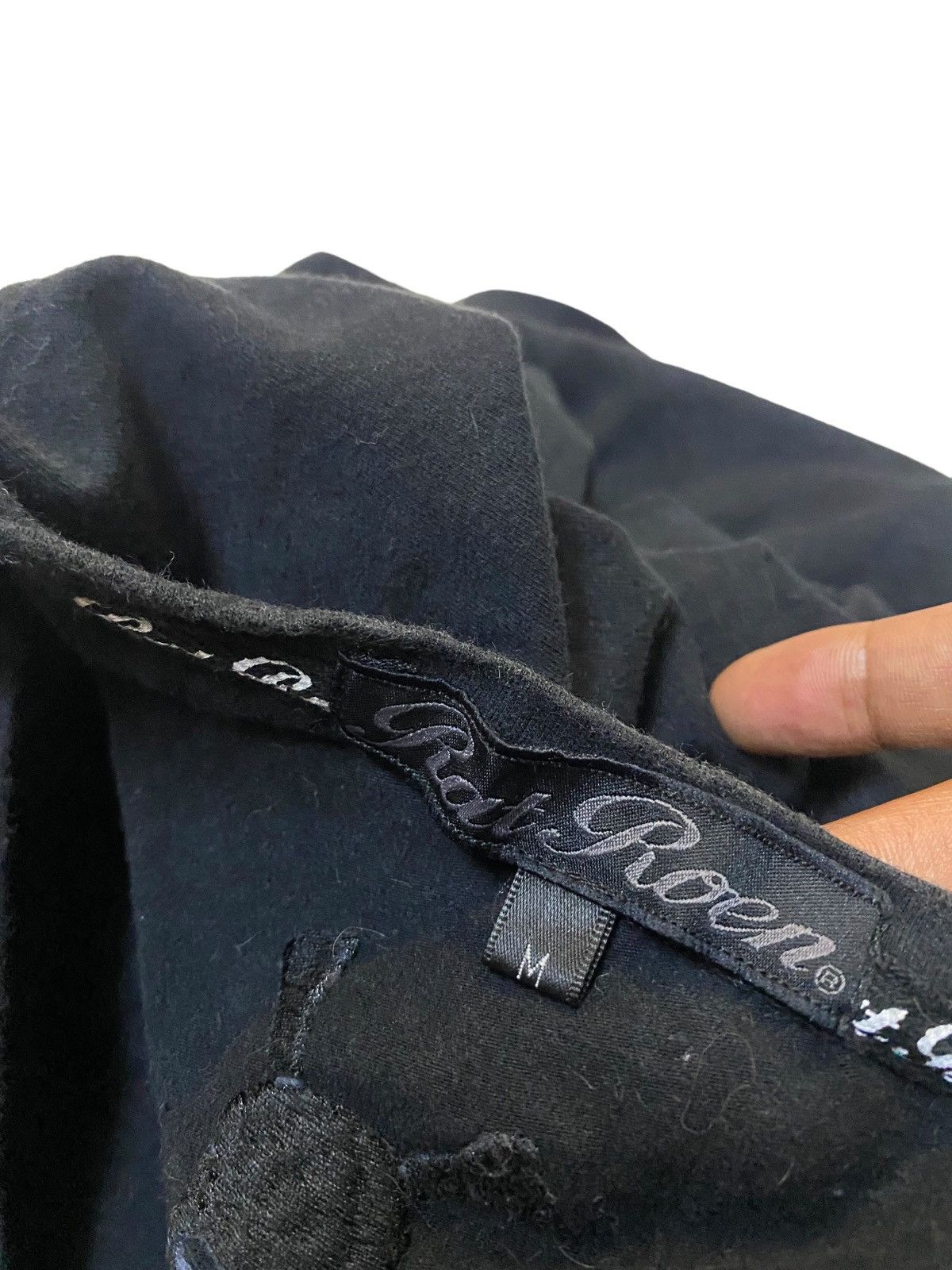 Roen Japanese Rat Roen Black Shirt Size S / US 4 / IT 40 - 6 Thumbnail