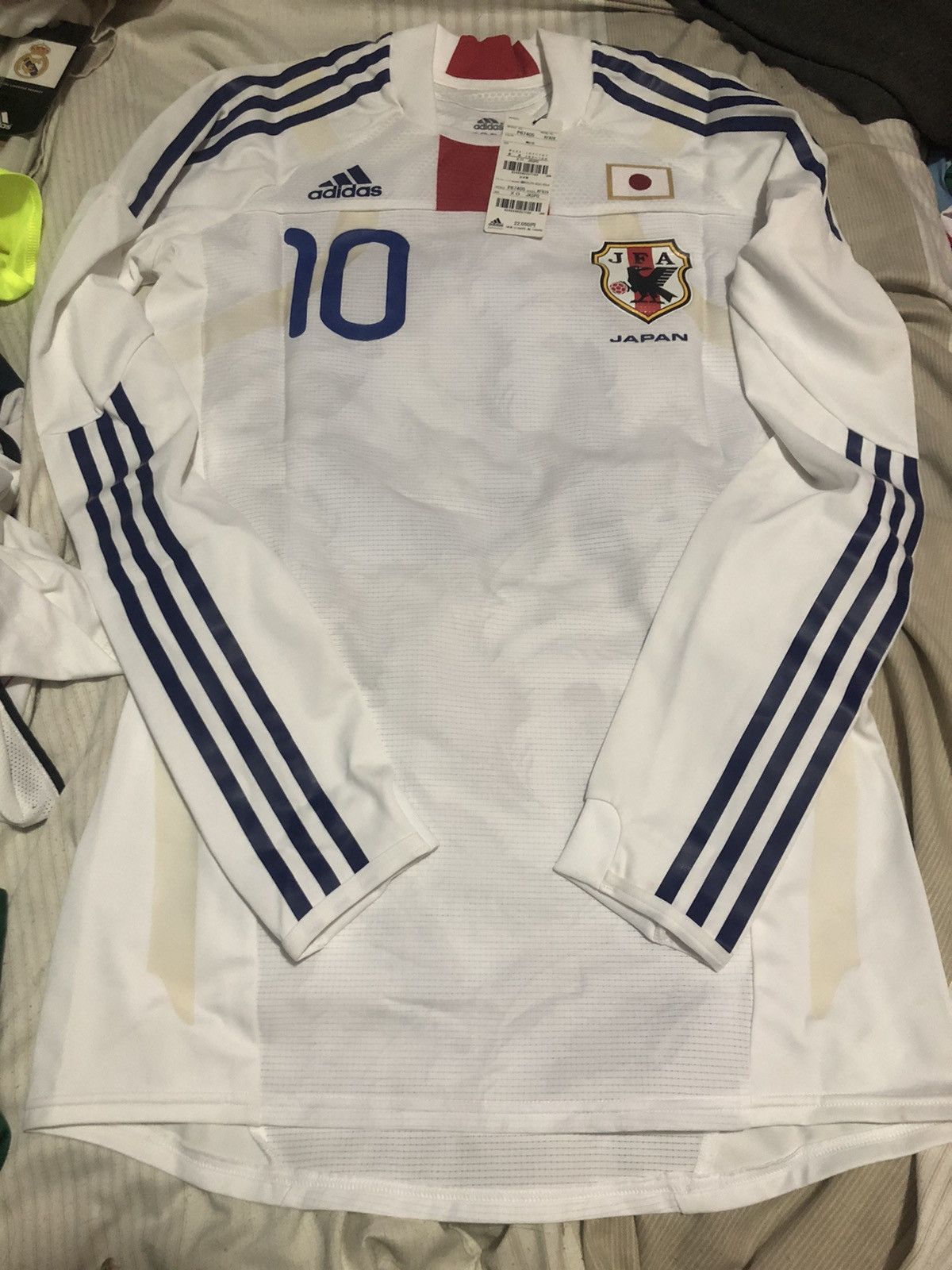 Japan player issue techfit L/S away shirt #10 Nakamura(Bnwt) - Main Image