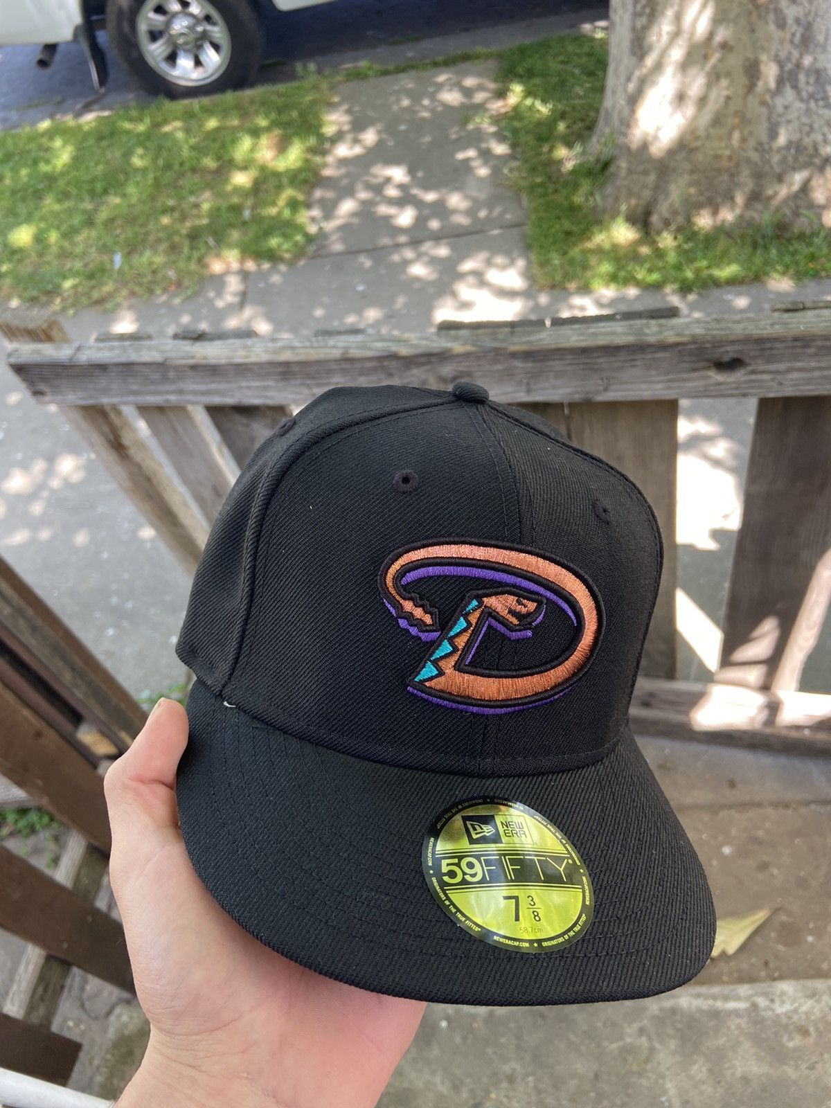 7 1/4 MyFitteds Gwinnett Stripers Realtree EDGE Camo Fitted