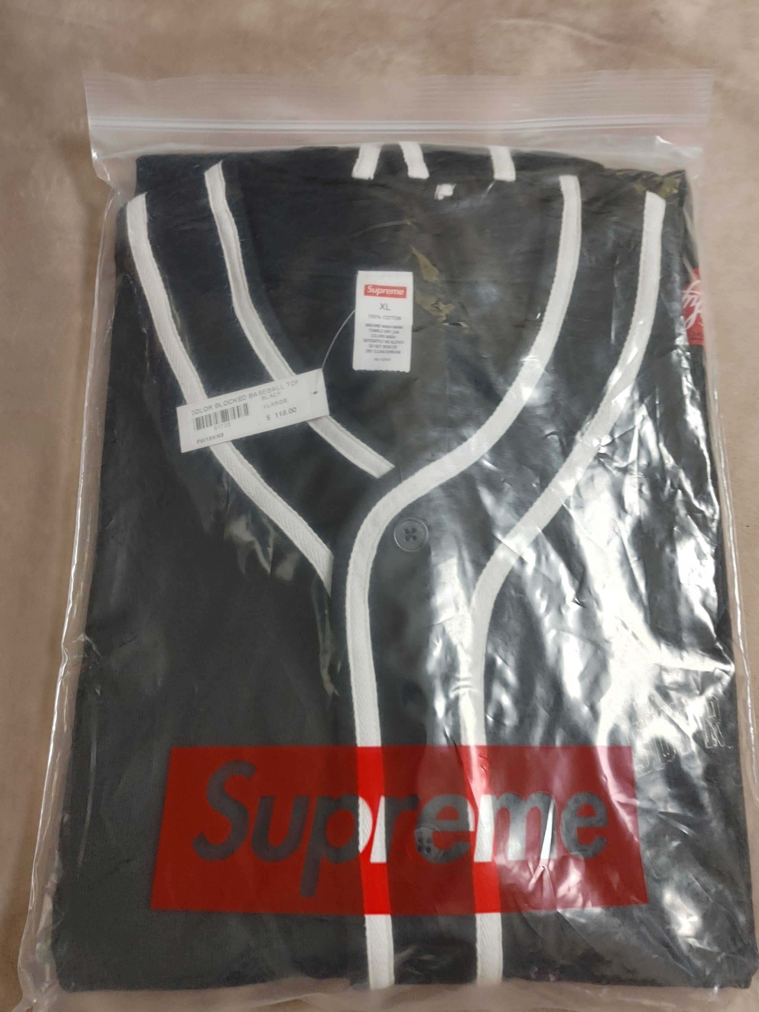 Supreme Supreme Color Blocked Baseball Top (XL) Size US XL / EU 56 / 4 - 2 Thumbnail