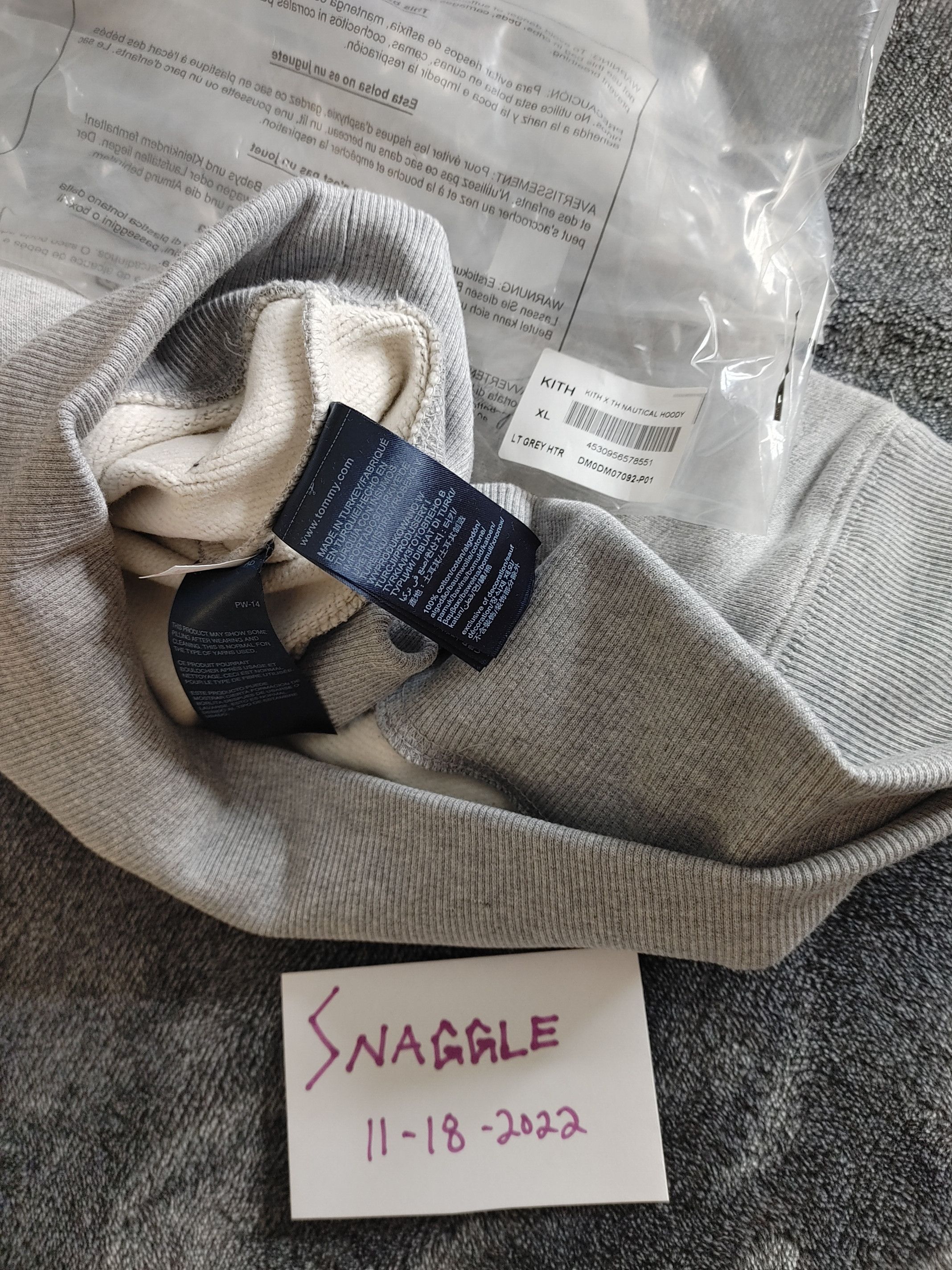 Kith × Tommy Hilfiger Kith x Tommy Hilfiger Sailing Hoodie Size US XL / EU 56 / 4 - 4 Thumbnail