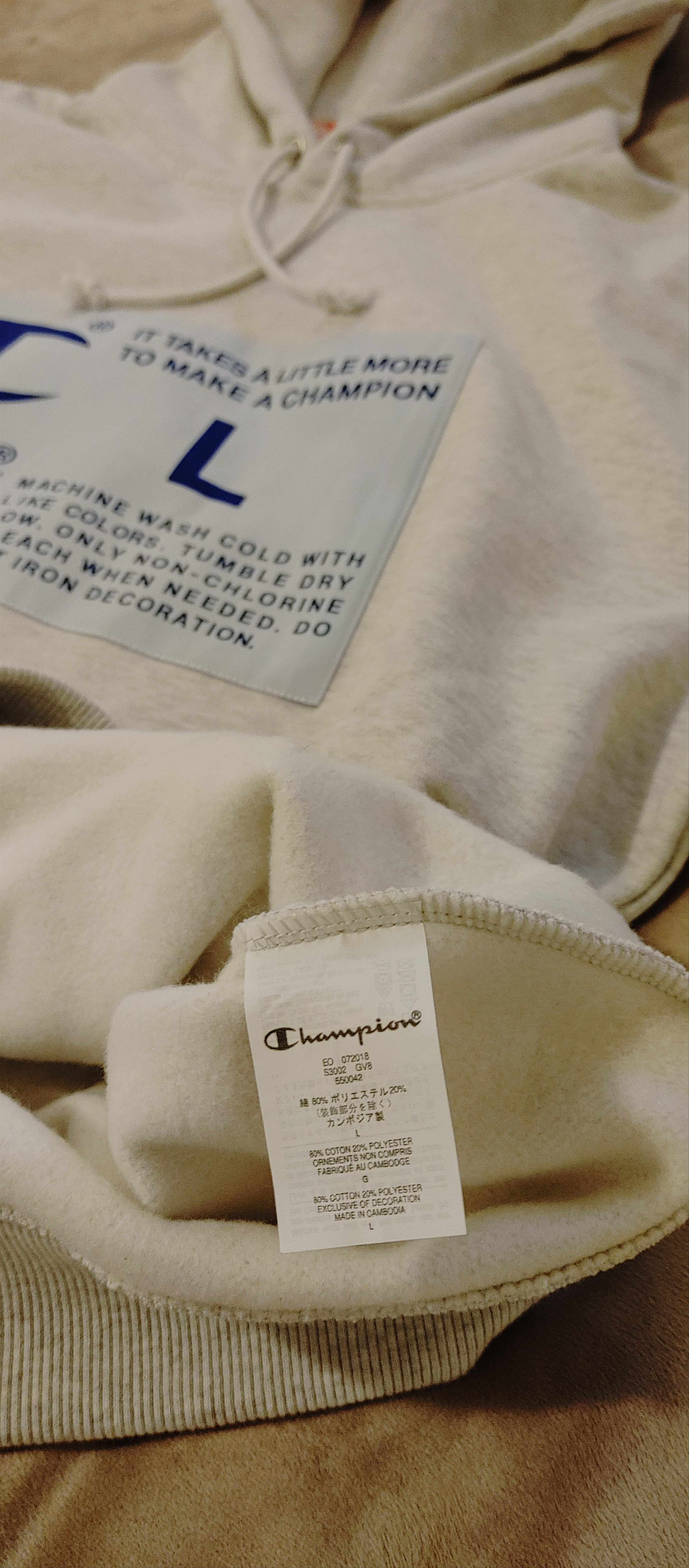 Supreme Supreme Champion Label Hooded Sweatshirt Size US L / EU 52-54 / 3 - 3 Thumbnail