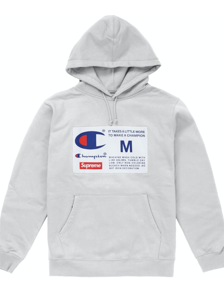 Supreme Supreme Champion Label Hooded Sweatshirt Size US L / EU 52-54 / 3 - 1 Thumbnail